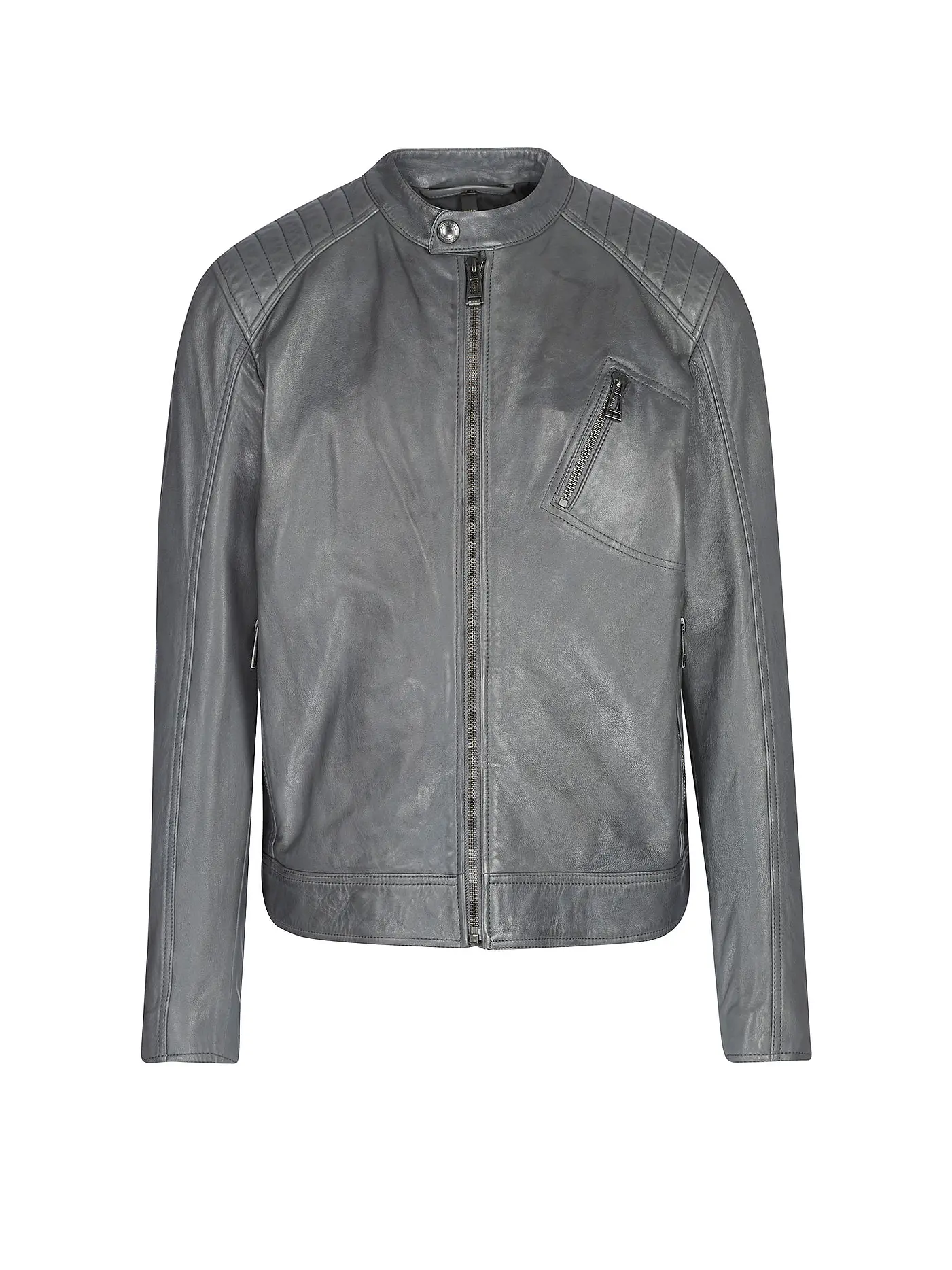 BELSTAFF | Lederjacke V-Racer | blau